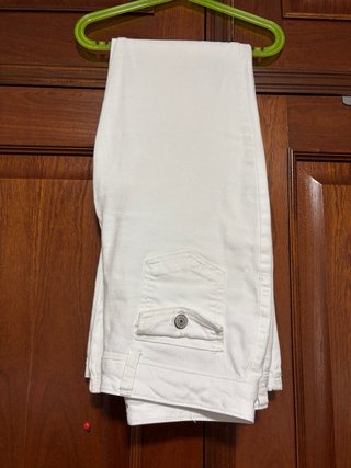 Pantalón campana vaquero blanco de Brownie