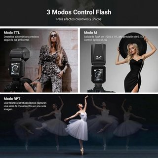 Flash Neewer Z3R-C TTL 100W Cabeza Redonda NUEVO