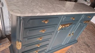 Mueble de salón/baño con cajones y puertas