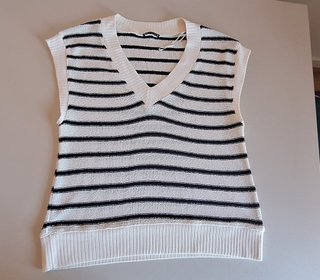 Chaleco de rayas Zara mujer