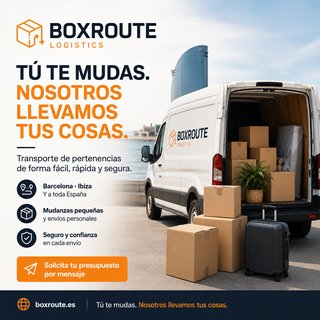 Transporte de cajas y enseres personales