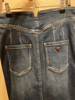 Falda vaquera Guess azul