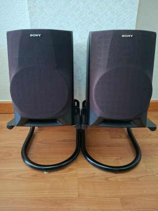 Equipo de altavoces Sony Negro y amplificador