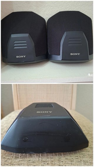Equipo de altavoces Sony Negro y amplificador