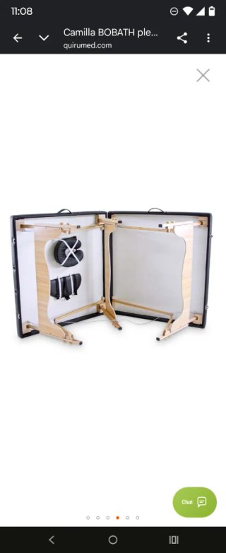 Camilla BOBATH plegable de madera 200 x 107 cm