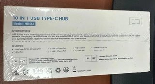 USB TYPE C HUB 10 IN 1