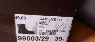 Botas de agua Camila's negras