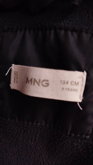 Abrigo niña Mango azul marino