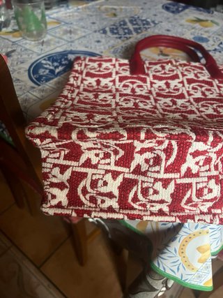 Shopper Pinko rossa con logo