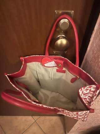 Shopper Pinko rossa con logo