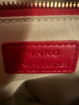 Shopper Pinko rossa con logo