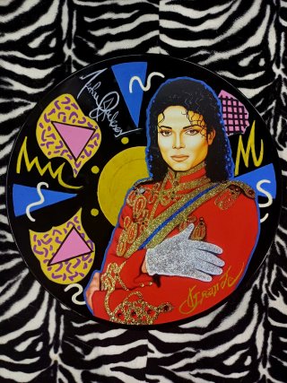 Vinilo Michael Jackson Pintado