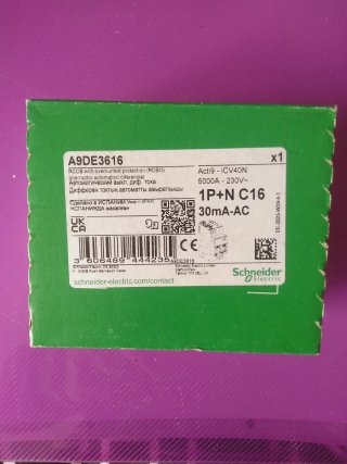Dpn vigi 2p 16A Diferencial Schneider A9DE3616