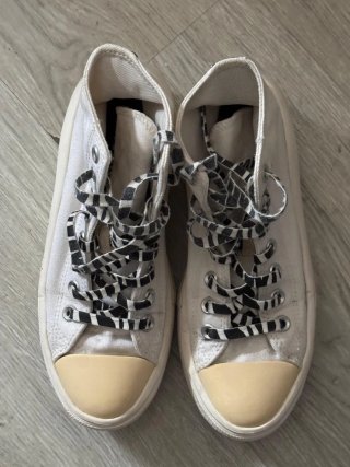Converse All Star Plataforma Blanca