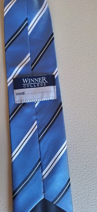 Corbata niño azul rayas Corte Inglés