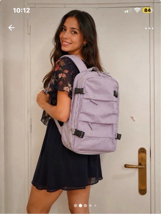 Mochila de cabina morada