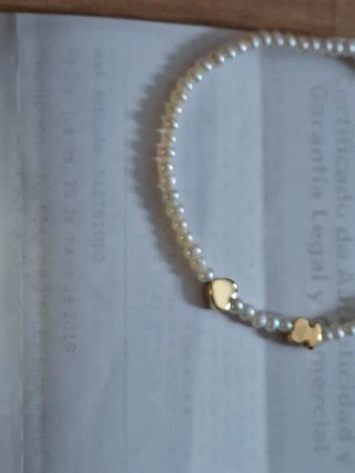 Pulsera Tous Oro y Perlas