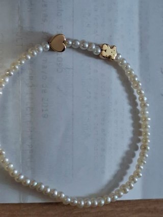 Pulsera Tous Oro y Perlas