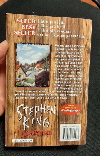 Stephen king  Desperation anno 2001