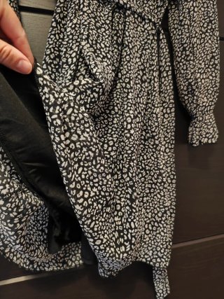 Vestido estampado S/M nuevo con etiqueta
