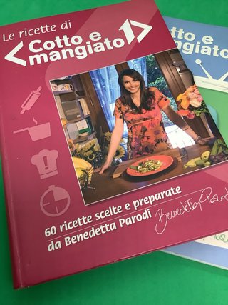 Set due libri cotto e mangiato Benedetta Parodi