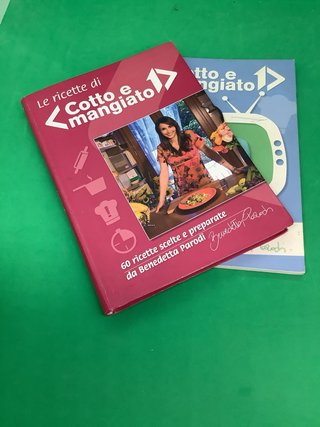 Set due libri cotto e mangiato Benedetta Parodi