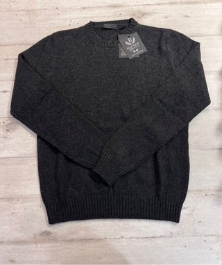 Maglione Uomo Prada Cashmere Grigio M