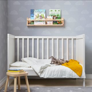 Funda nórdica cuna IKEA LEN lunares