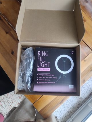 Aro de Luz LED 10 con Trípode y Soporte Móvil