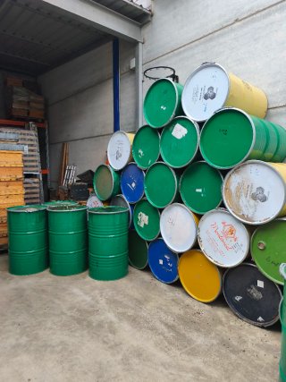 Bidones metálicos uso alimentario Precio por lotes