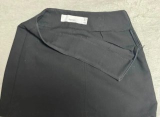 Minifalda Bershka Negra Talla XS