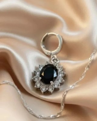 Set gioielli Argento 925 Orecchini Collana