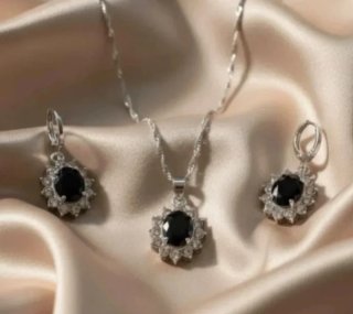 Set gioielli Argento 925 Orecchini Collana