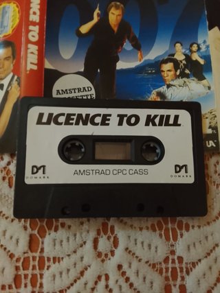 Amstrad CPC. 007 Licence to Kill. Excelente estado