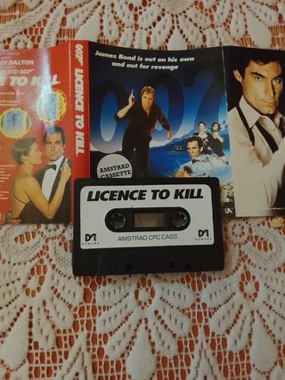 Amstrad CPC. 007 Licence to Kill. Excelente estado