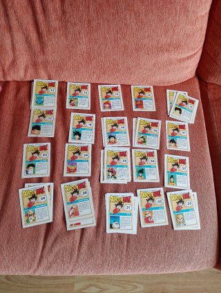 Cartas Dragon Ball Colección 1986