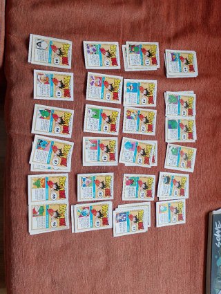 Cartas Dragon Ball Colección 1986