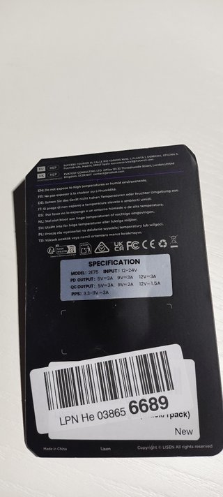 Adaptador Mechero LISEN