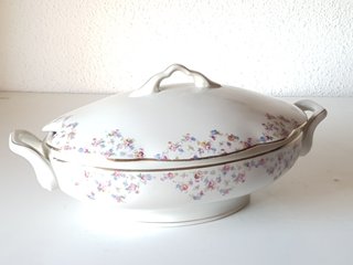 Vajilla porcelana vintage floral