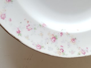 Vajilla porcelana vintage floral
