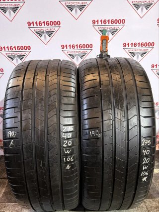 275 40 20 W PIRELLI RUEDA AL 90% VIDA UTIL