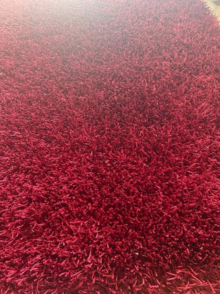 Alfombra Granate Pelo Largo