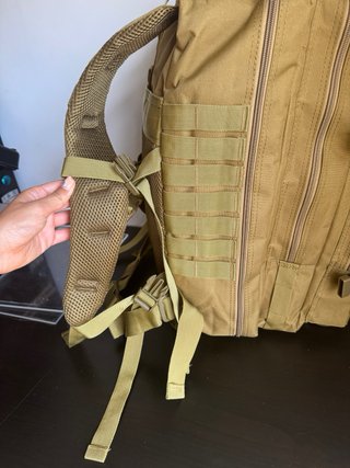 Mochila Táctica 45L Beige/Verde