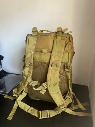 Mochila Táctica 45L Beige/Verde