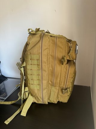 Mochila Táctica 45L Beige/Verde