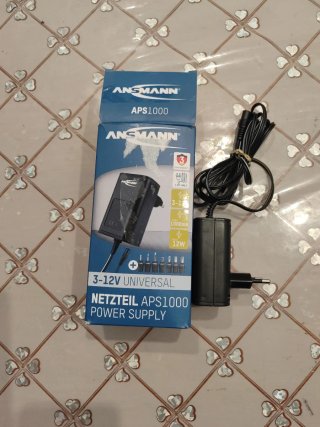 Alimentatore ANSMANN APS1000 3-12V 1000mA