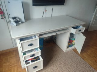 Escritorio Maison du Monde madera blanco