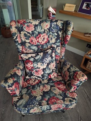 Oportunidad Sillón Floral Tela