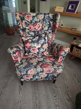 Oportunidad Sillón Floral Tela