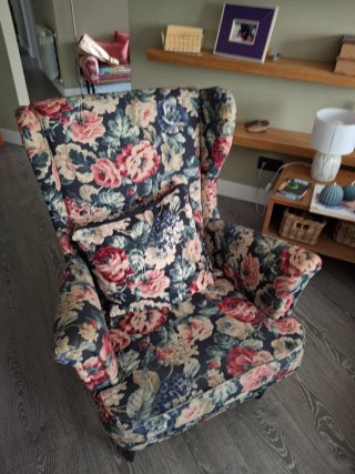 Oportunidad Sillón Floral Tela